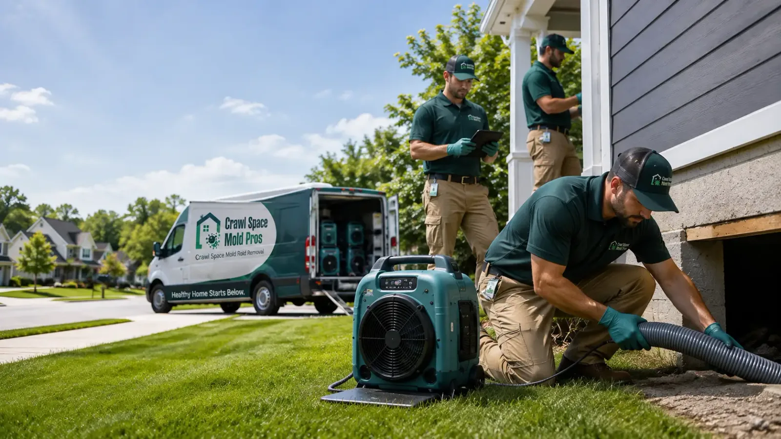 Crawl Space Mold Removal in Heron Lake, MN
